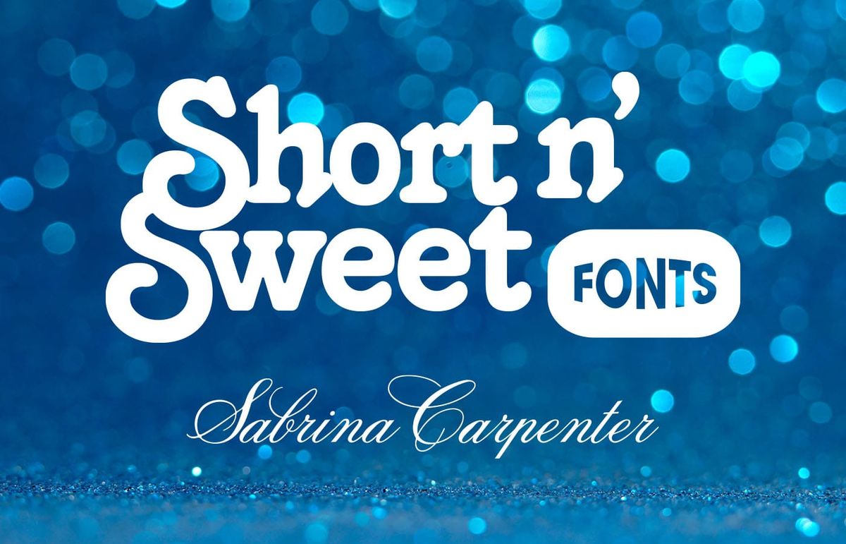 Sabrina Carpenter: Short n’ Sweet tour fonts