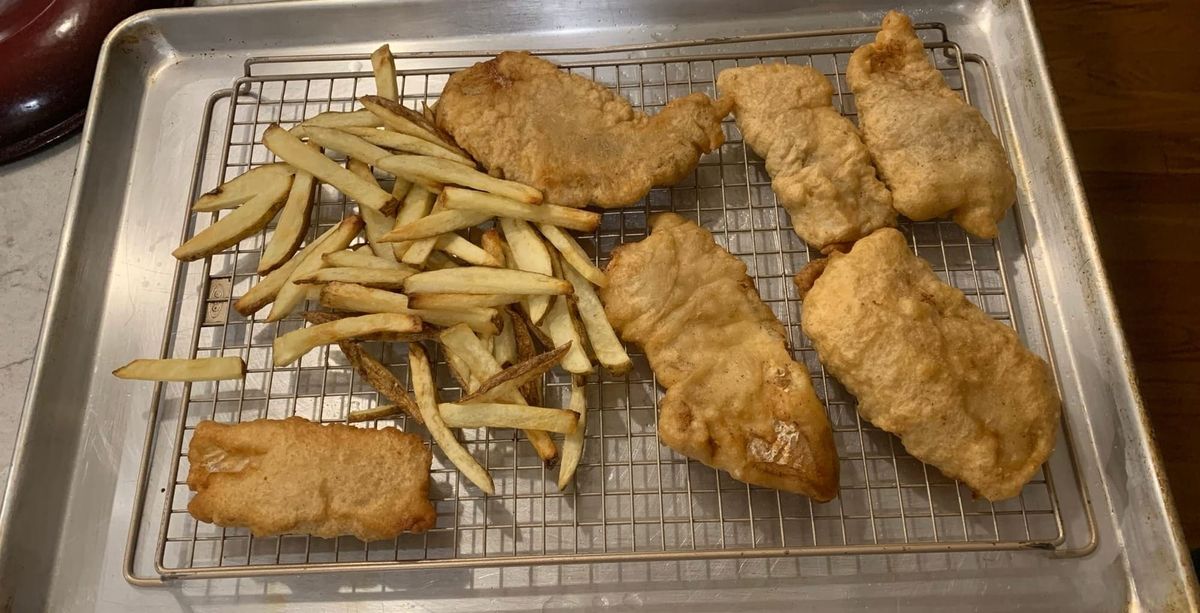 Heartwarming Fish-and-Chips from The Official Netflix Cookbook (Heartstopper)