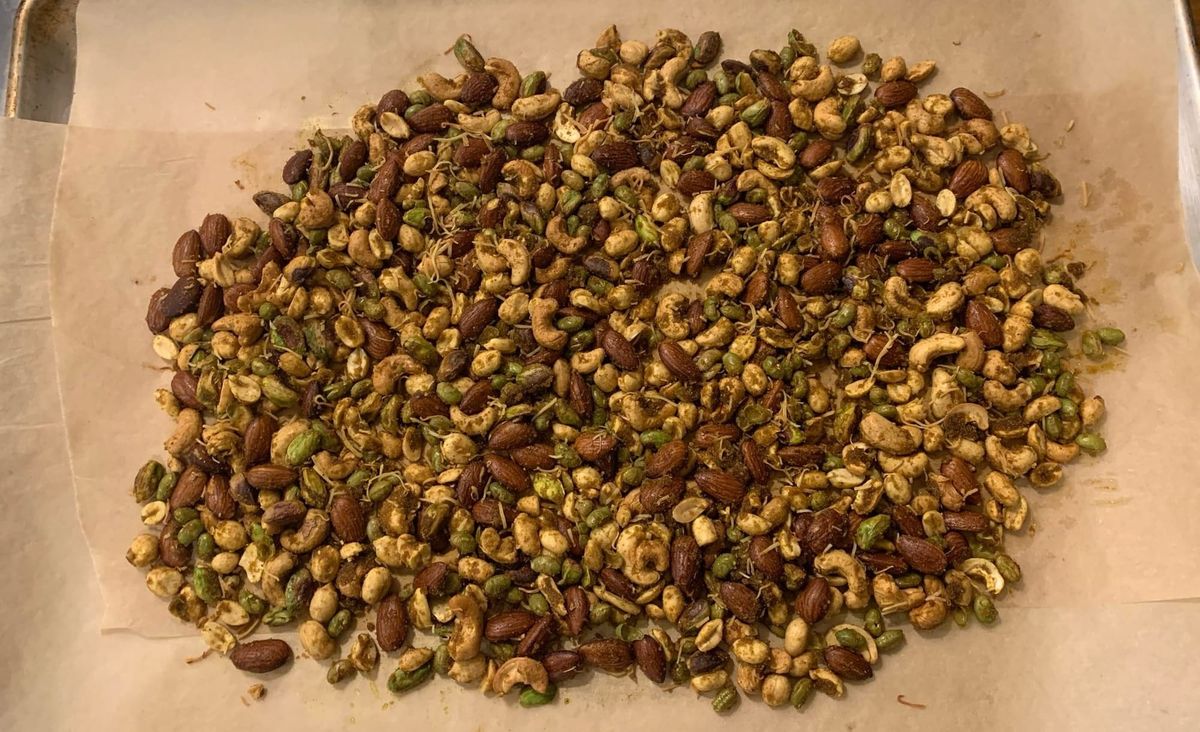 Curried Trail Mix from the Tomb Raider Cookbook
