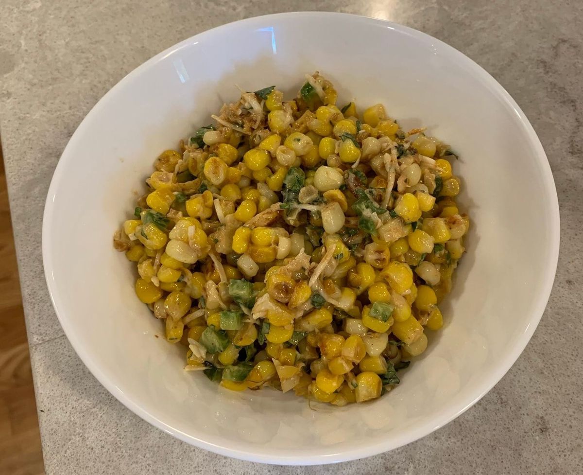 Esquites from the Tomb Raider Cookbook