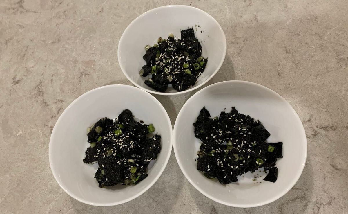 Seaweed Salad from the Tomb Raider Cookbook