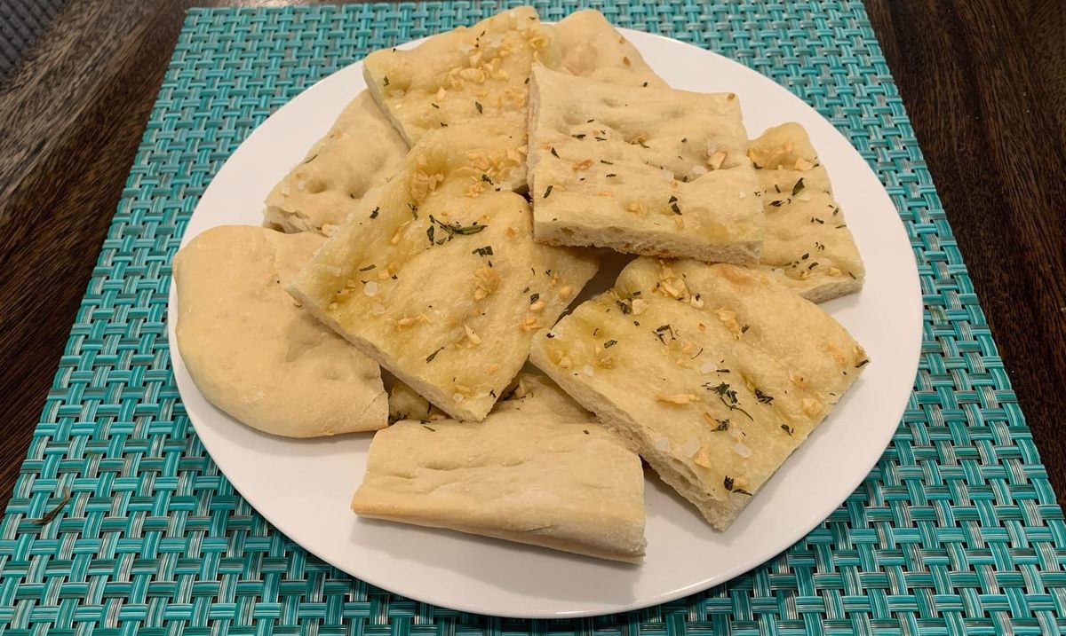 Focaccia Romana from the Tomb Raider Cookbook