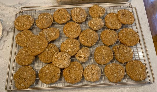 Anzac Biscuits from the Tomb Raider Cookbook
