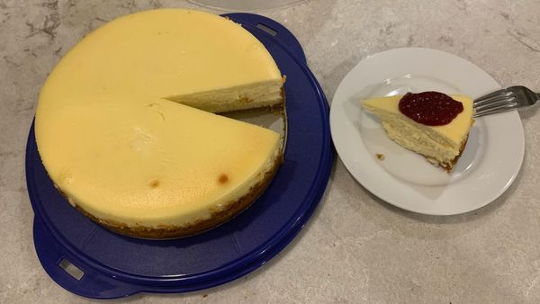 New York Cheesecake from the Tomb Raider Cookbook