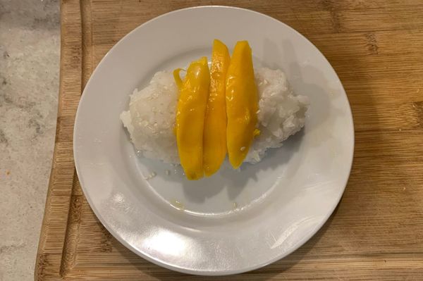 Mango Sticky Rice from the Tomb Raider Cookbook