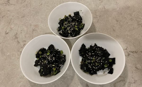 Seaweed Salad from the Tomb Raider Cookbook