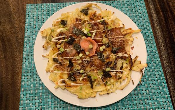 Okonomiyaki from the Tomb Raider Cookbook