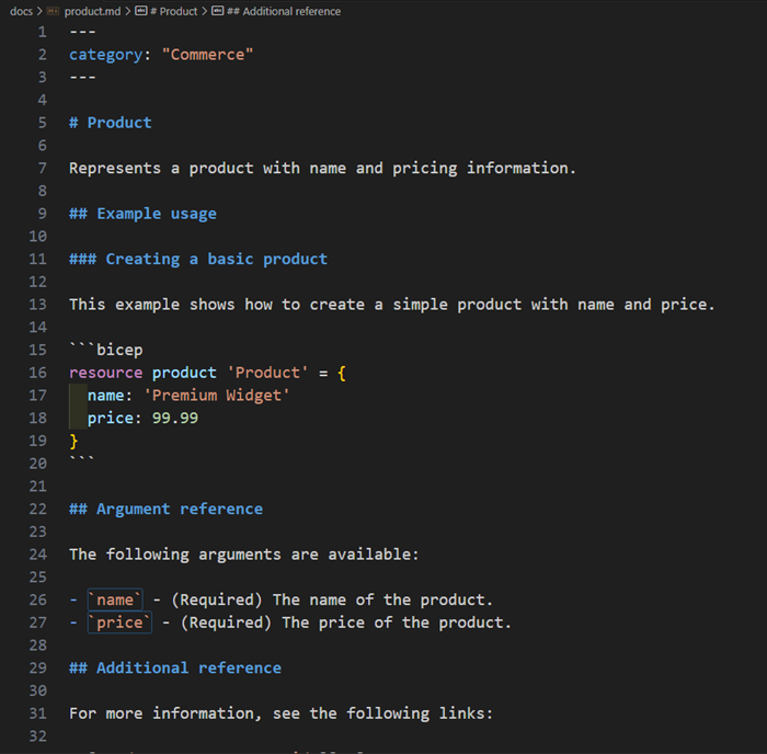 Generated Markdown file