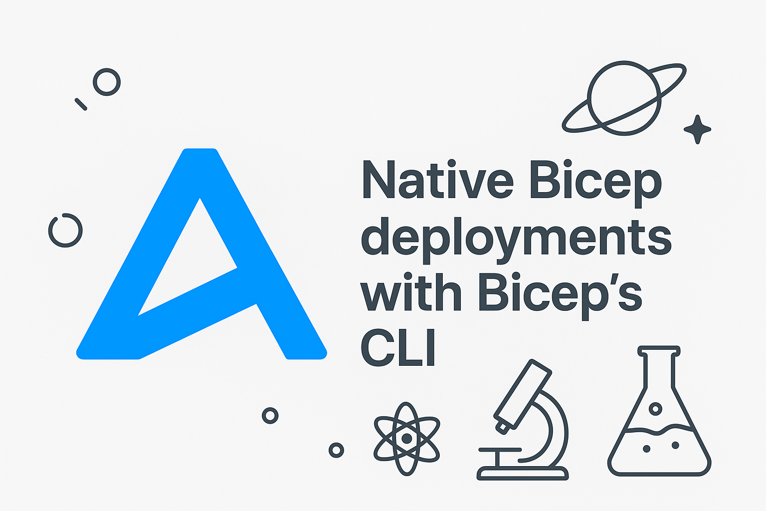 Natie Bicep deployments with Bicep's CLI
