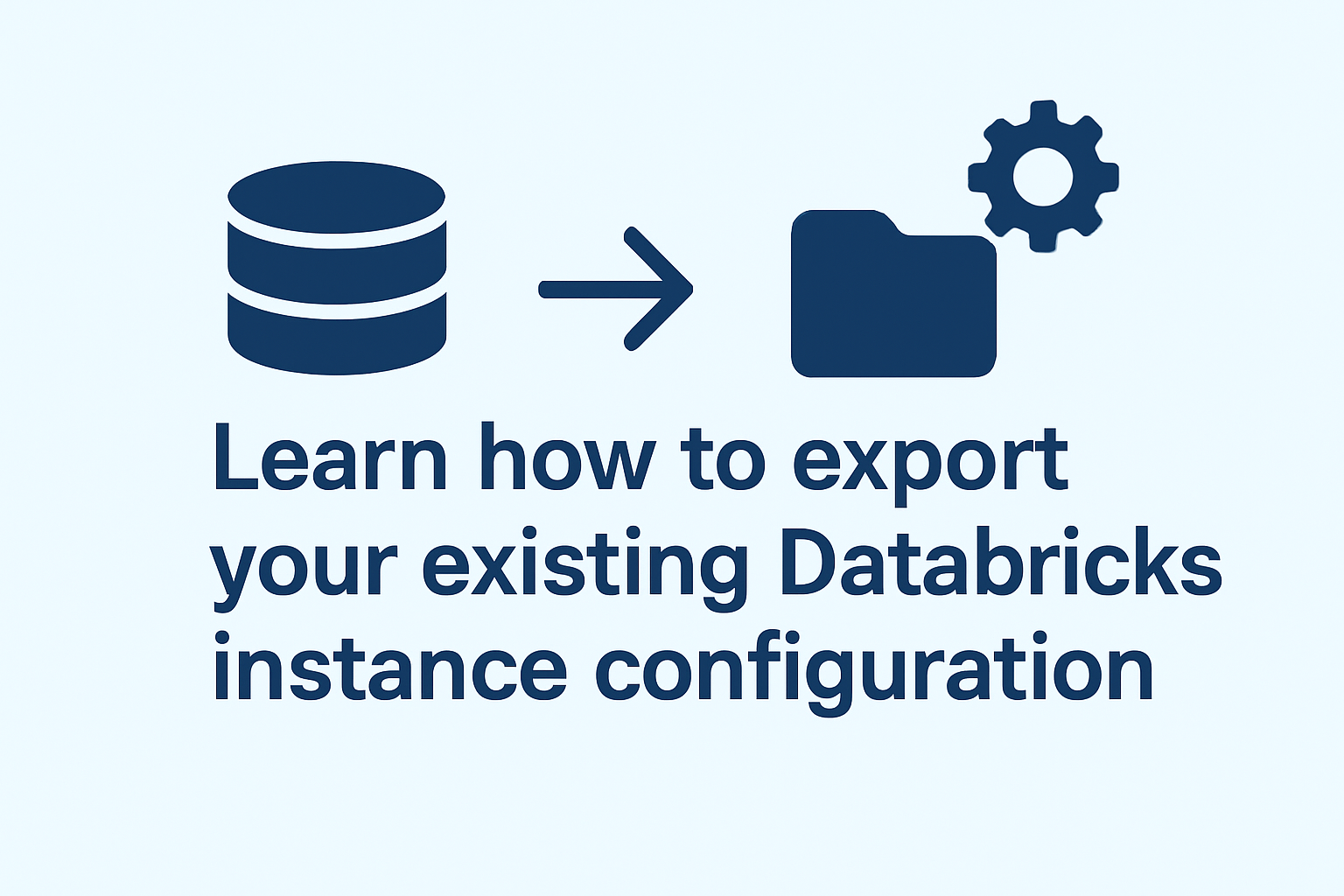 How to export your Databricks configuration using Desired State Configuration