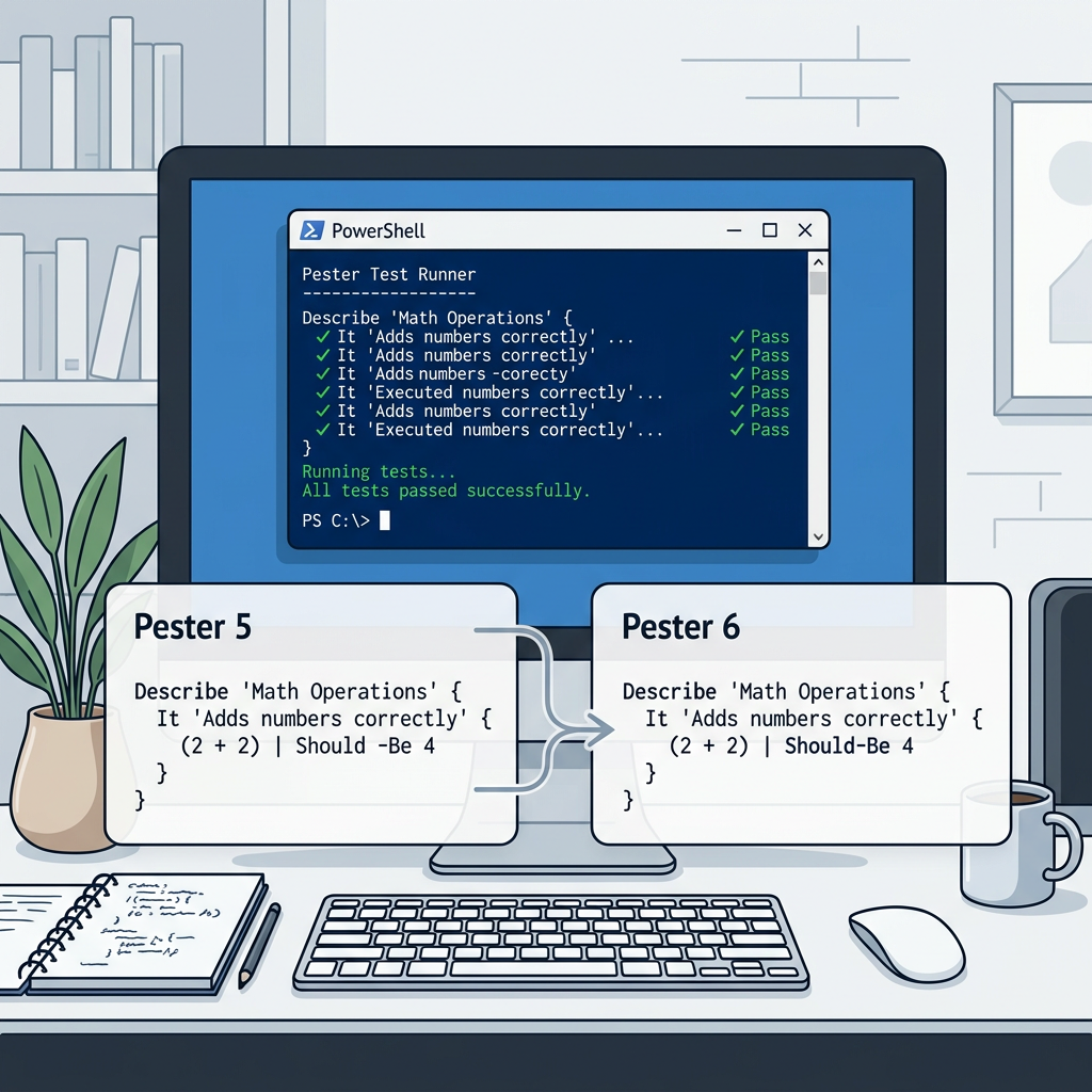 Migrating from Pester 5 to 6