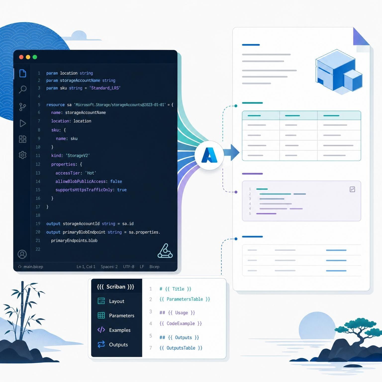 How to turn your Bicep modules into documentation with bicep docs generate