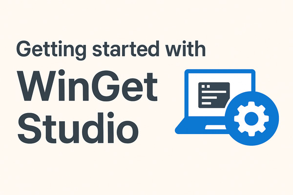 Getting started with WinGet Studio: Stop fighting YAML, start building