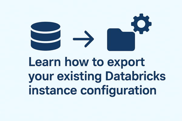 How to export your Databricks configuration using Desired State Configuration