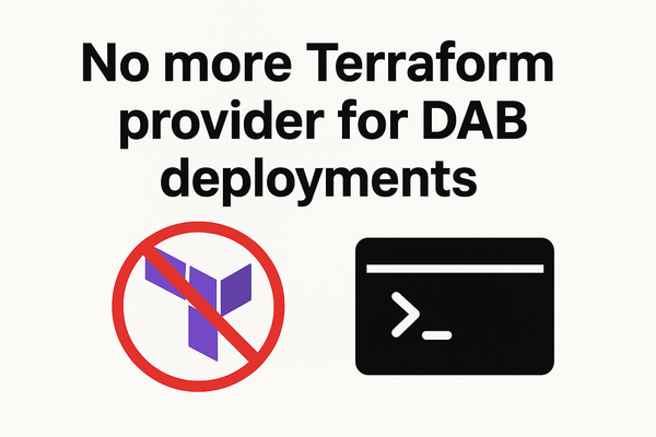 No more Terraform workarounds: Direct DAB deployment finally lands in Databricks CLI