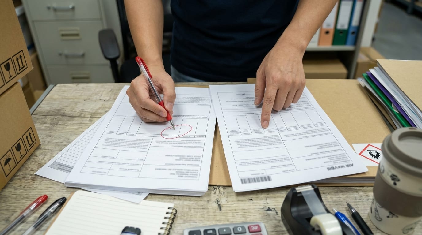 서류 간 정보 불일치 리스크와 관리 방안