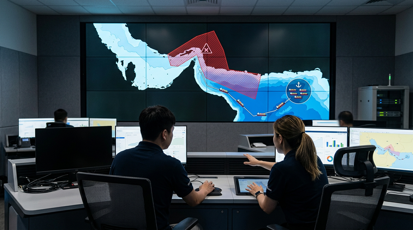 해상 물류 경로의 통제 구조 변화