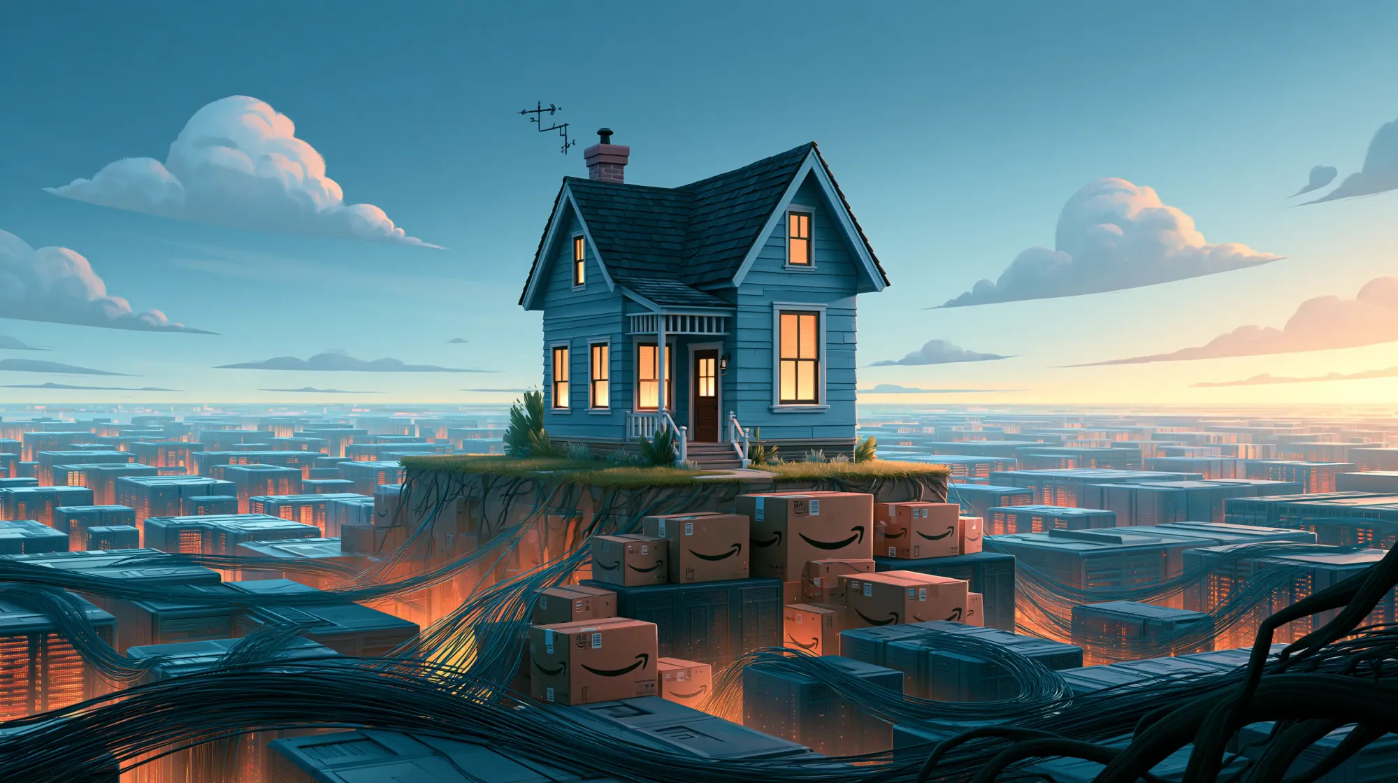 How Amazon Became the Internet's Plumbing (And Power Grid)