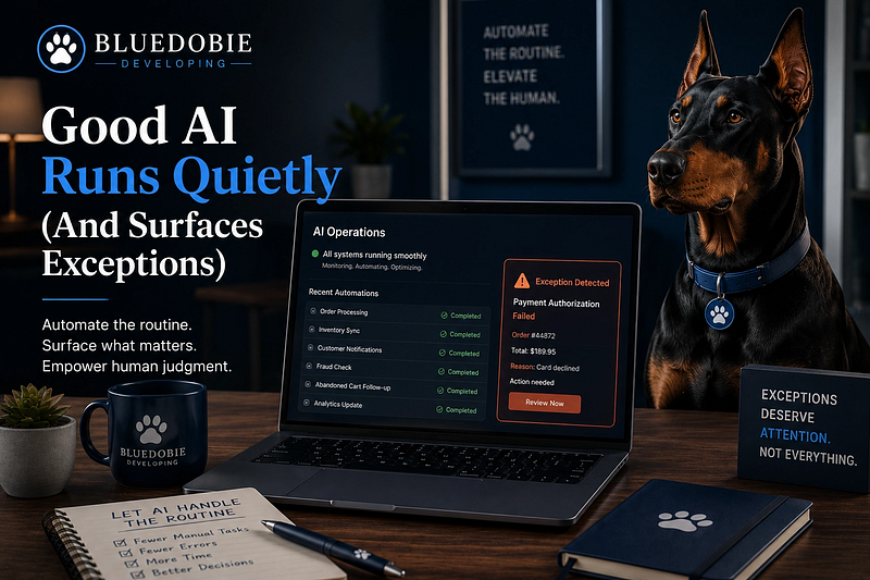 Good AI Runs Quietly (And Surfaces Exceptions)