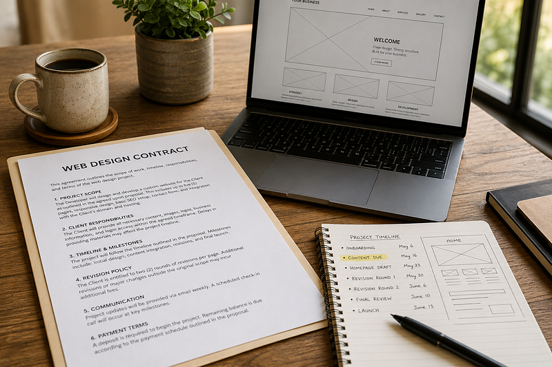 Why Web Design Projects Drift Without Clear Contracts