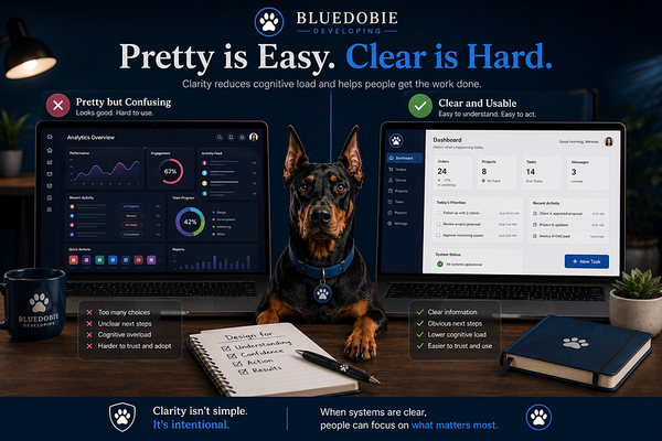 Pretty is Easy; Clear is Hard