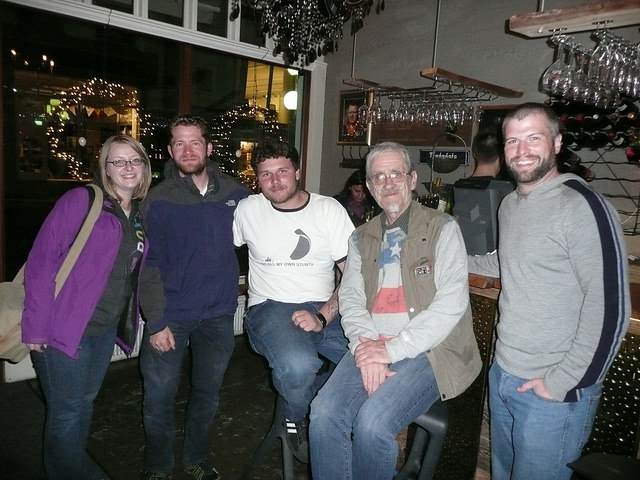 Chrissy, me, Pavel, Gunter, Adam