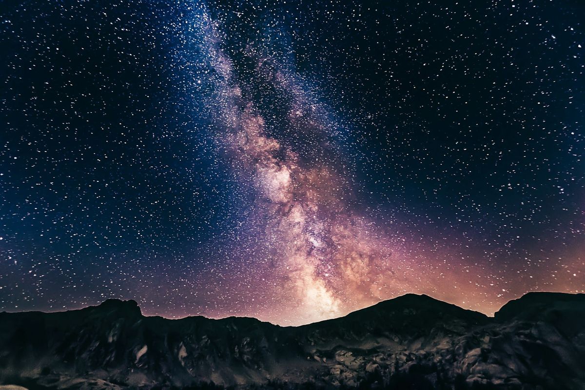 Stars over the south Alps