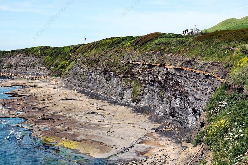 Kimmeridge oil well
