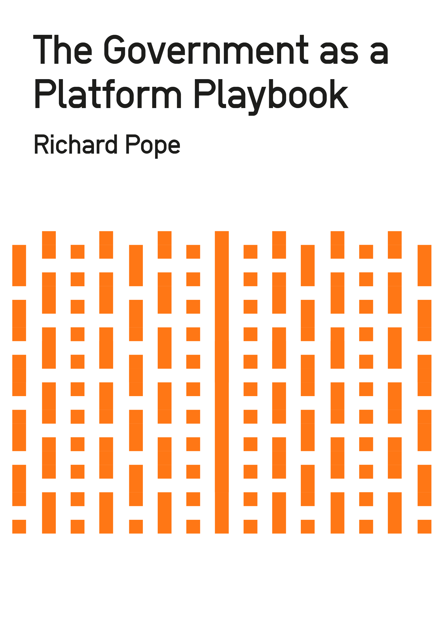 Cover image for The Government as a Platform Playbook