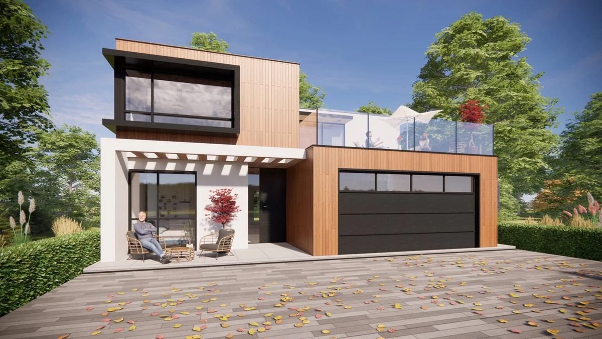 Дом, уходящий под землю при пожарах и торнадо: концепт HiberTec Homes