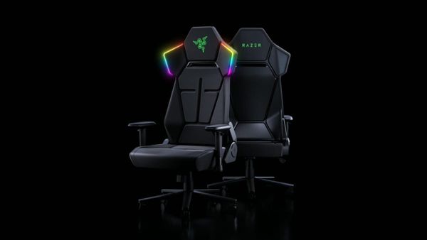 Razer выпустила первое в мире кресло с RGB-подсветкой