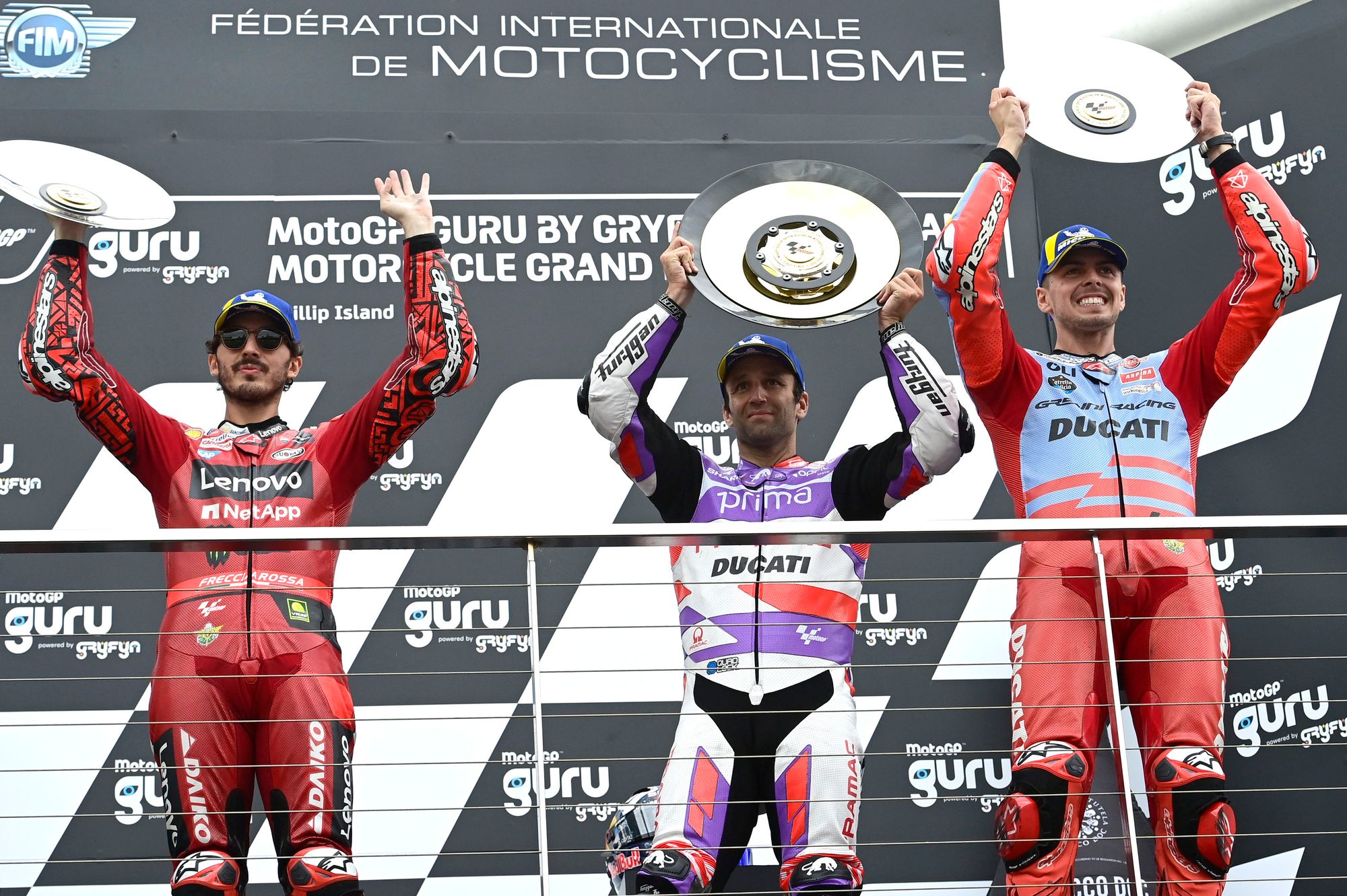 Australian GP podium