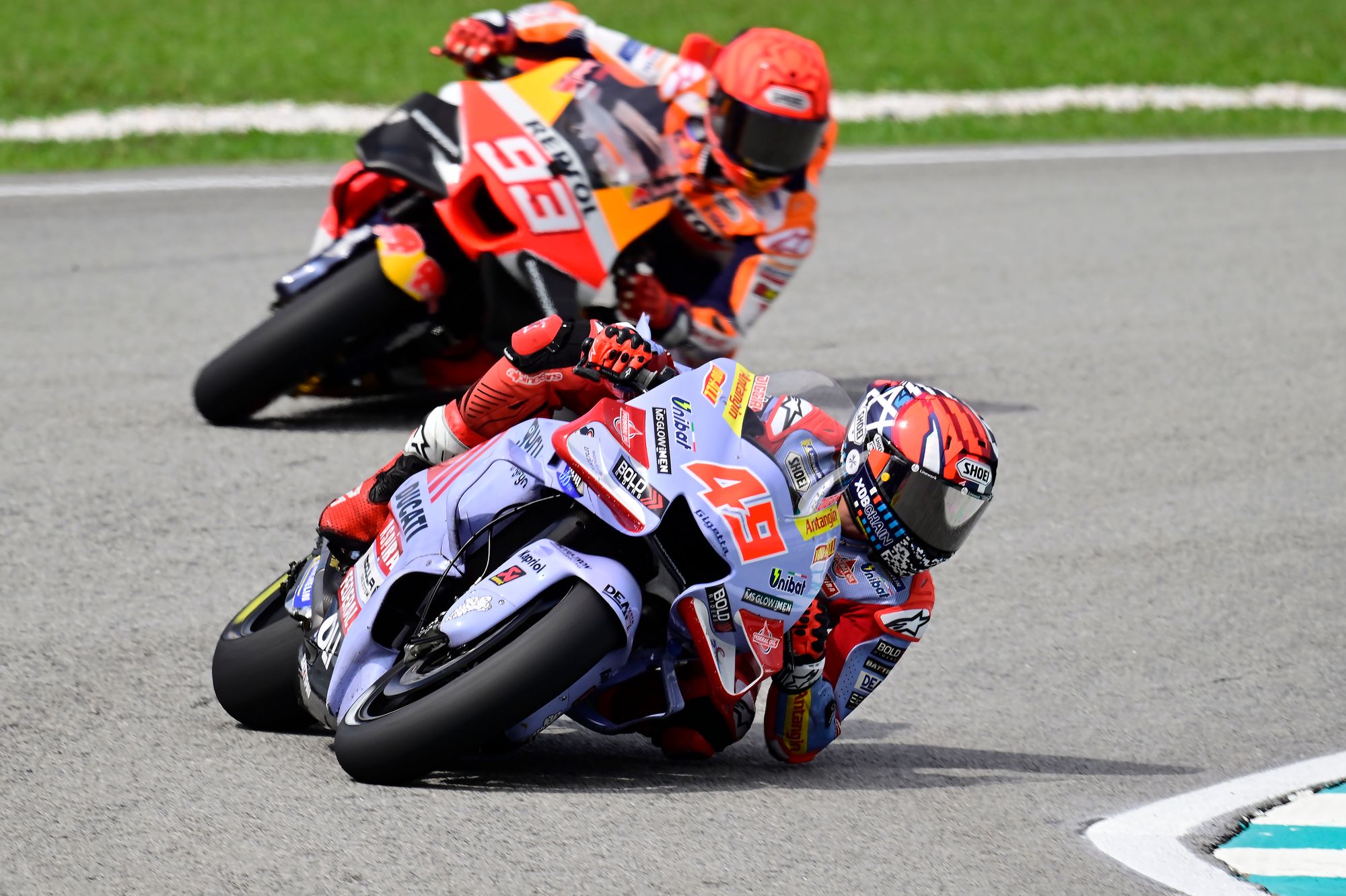 Fabio Di Giannantonio and Marc Marquez, MotoGP