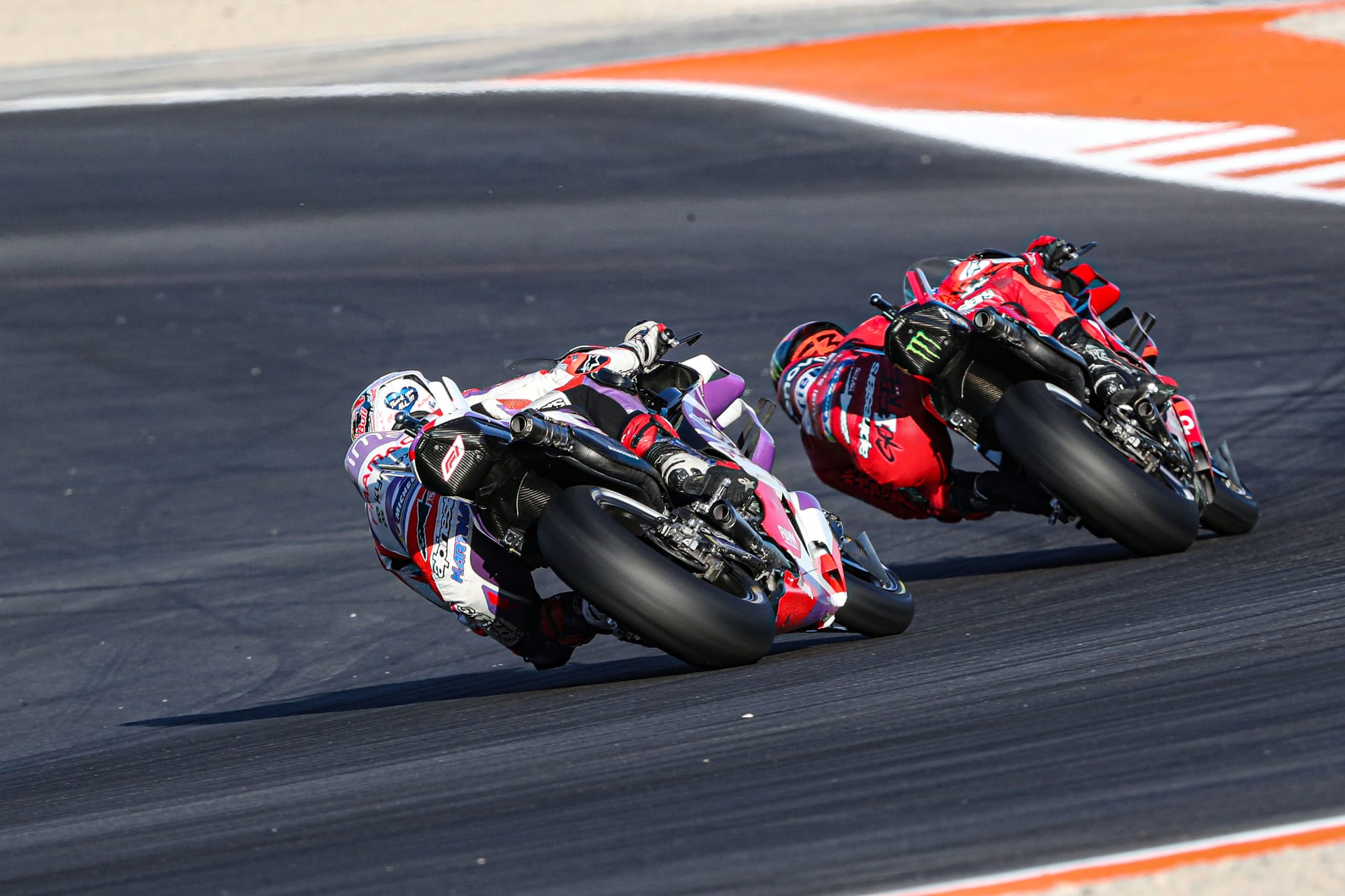 Pecco Bagnaia and Jorge Martin, Ducati, MotoGP, Valencia