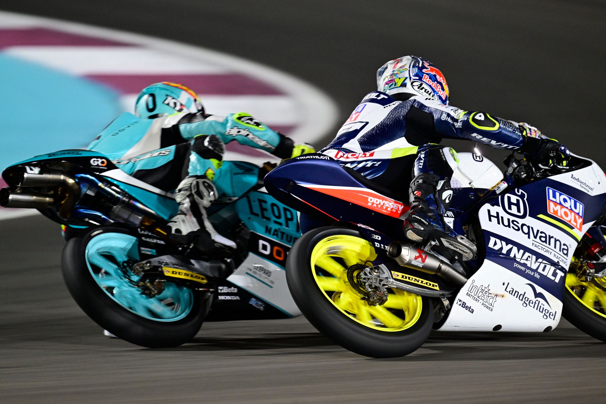 Ayumu Sasaki and Jaume Masia, Moto3, Qatar