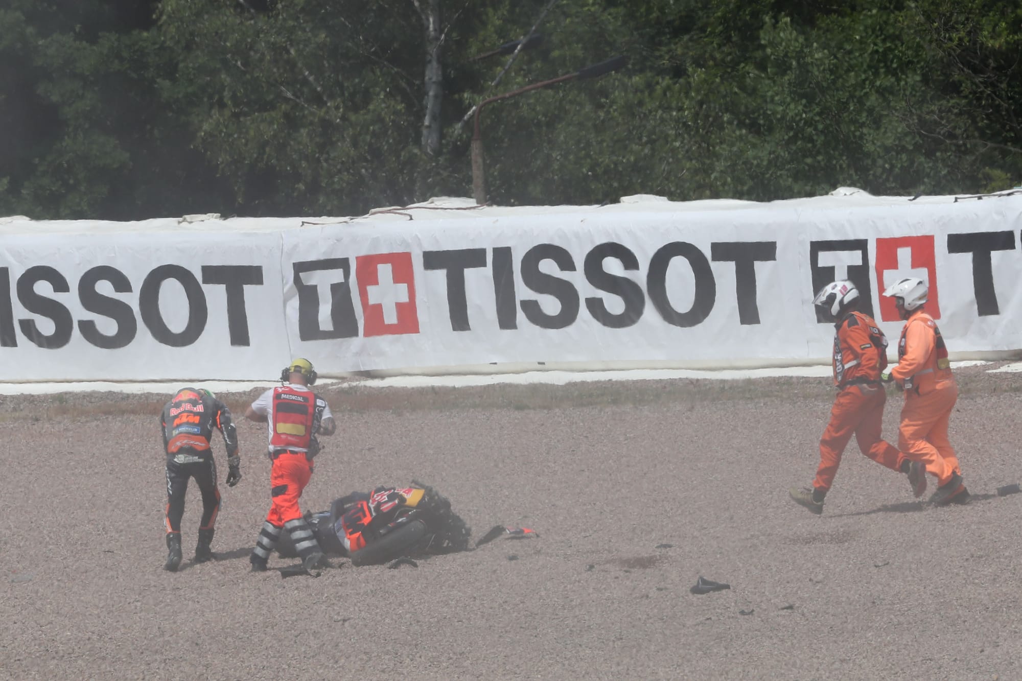 Brad Binder crash, KTM, MotoGP