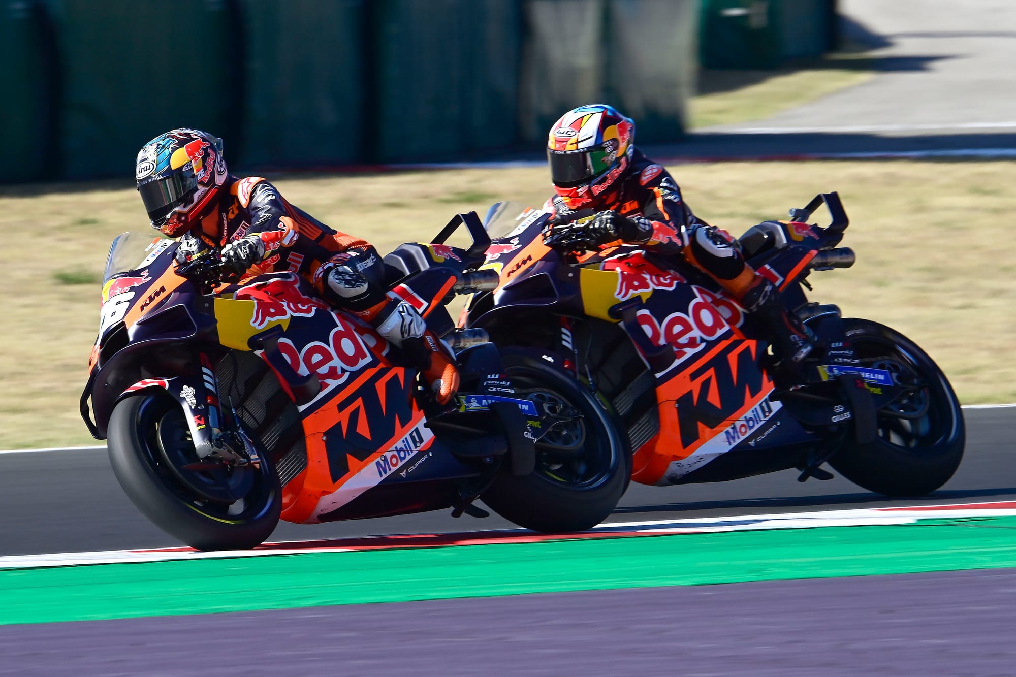 Dani Pedrosa and Brad Binder, KTM