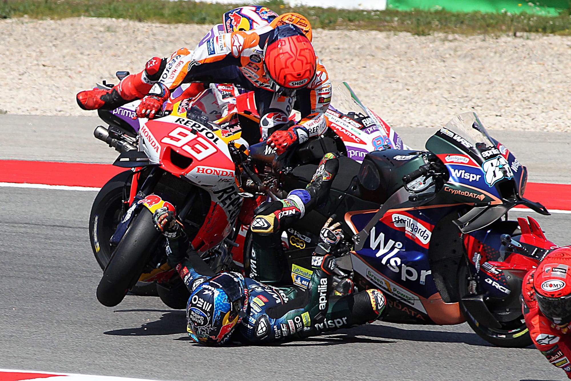 Portimao MotoGP crash
