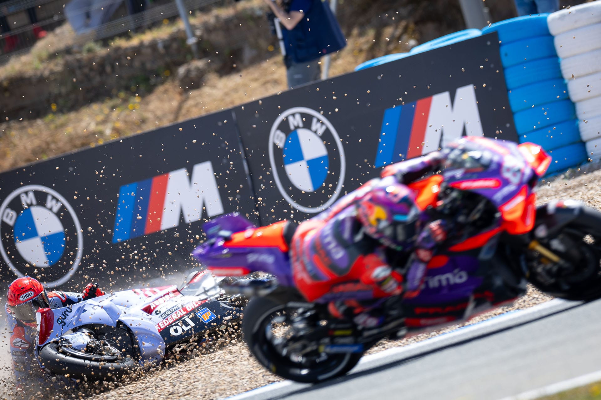 Marc Marquez, Gresini Ducati, MotoGP crash, Jorge Martin, Pramac Ducati