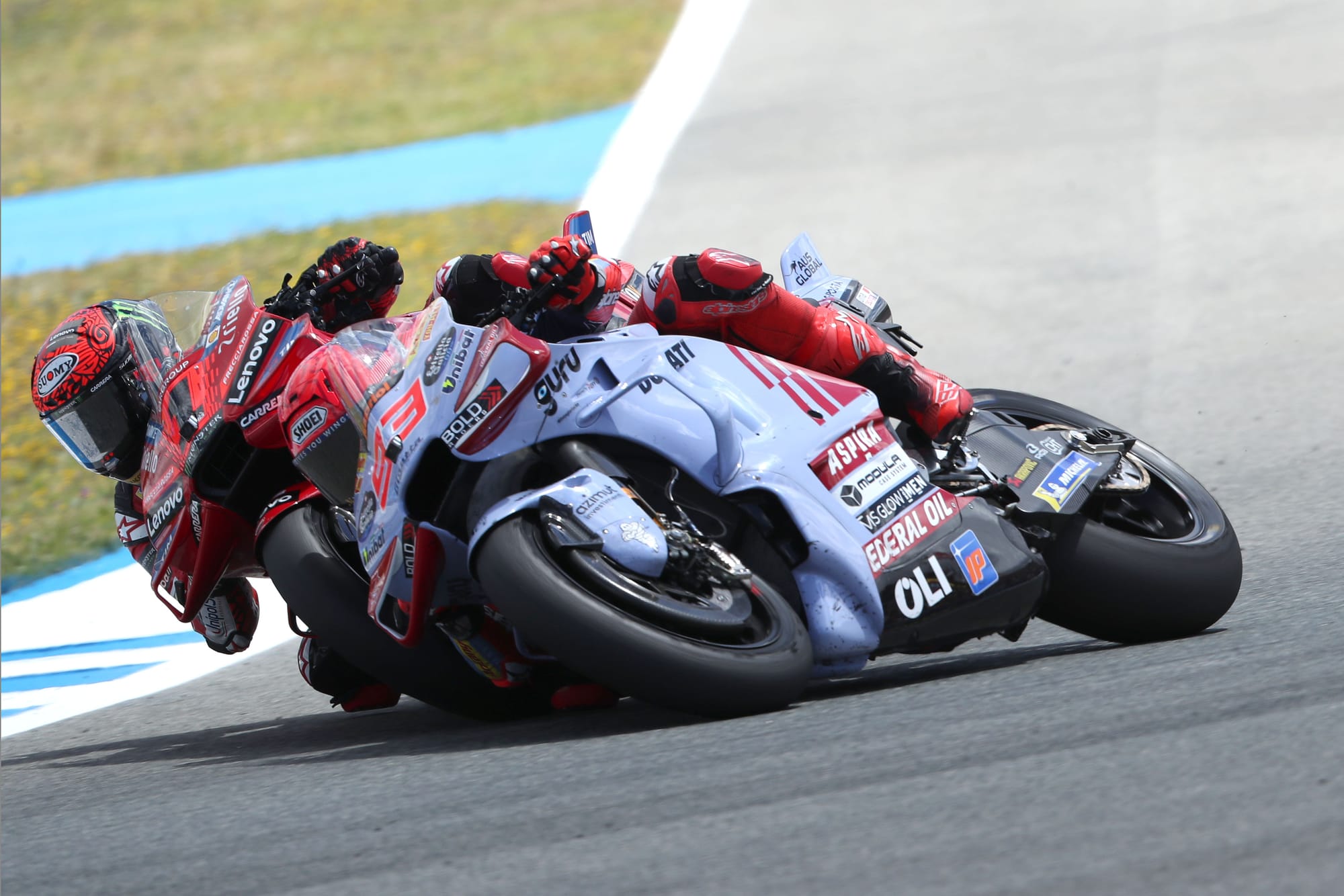 Pecco Bagnaia Marc Marquez Jerez MotoGP 2024