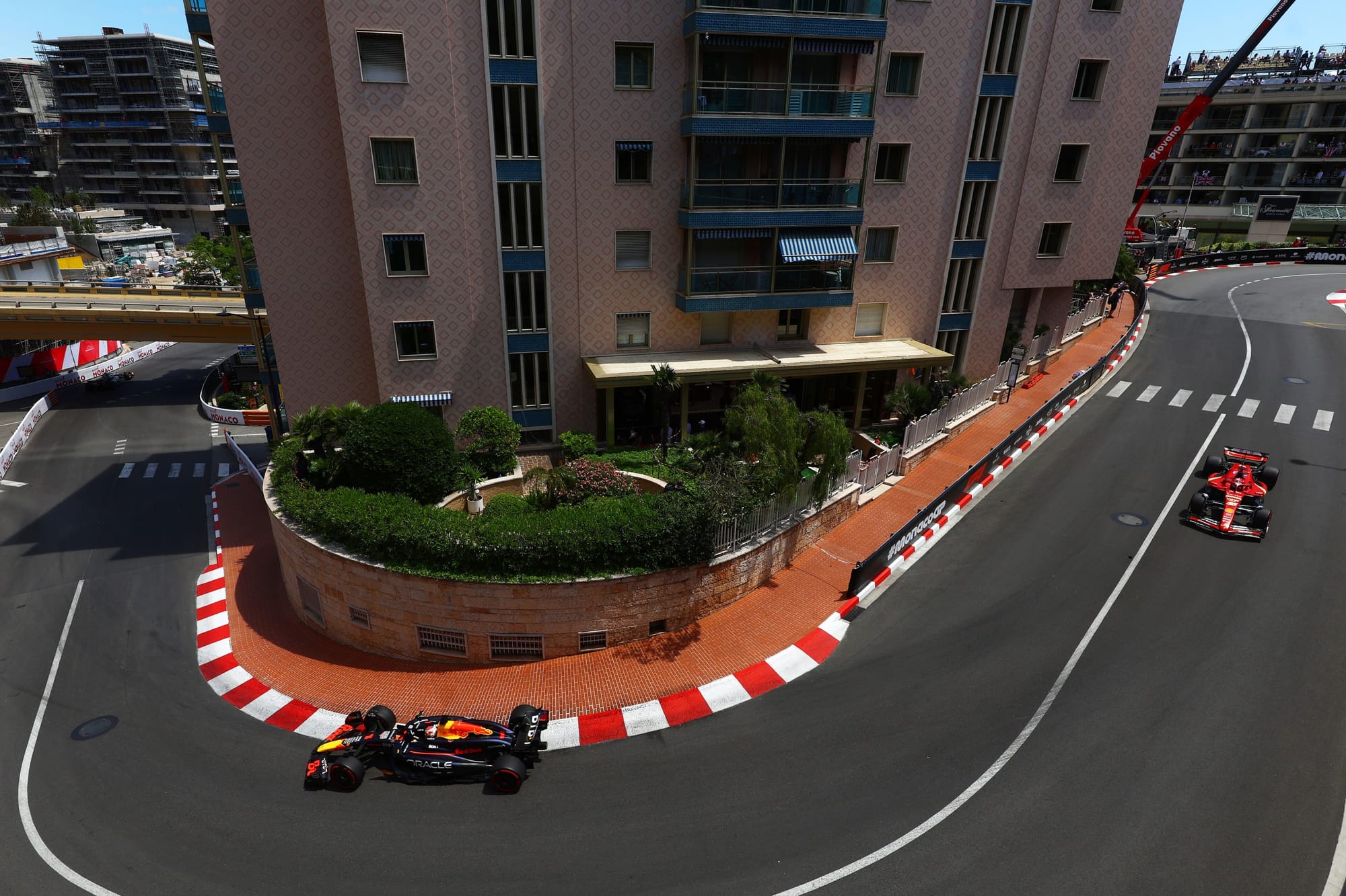 Max Verstappen and Charles Leclerc, F1