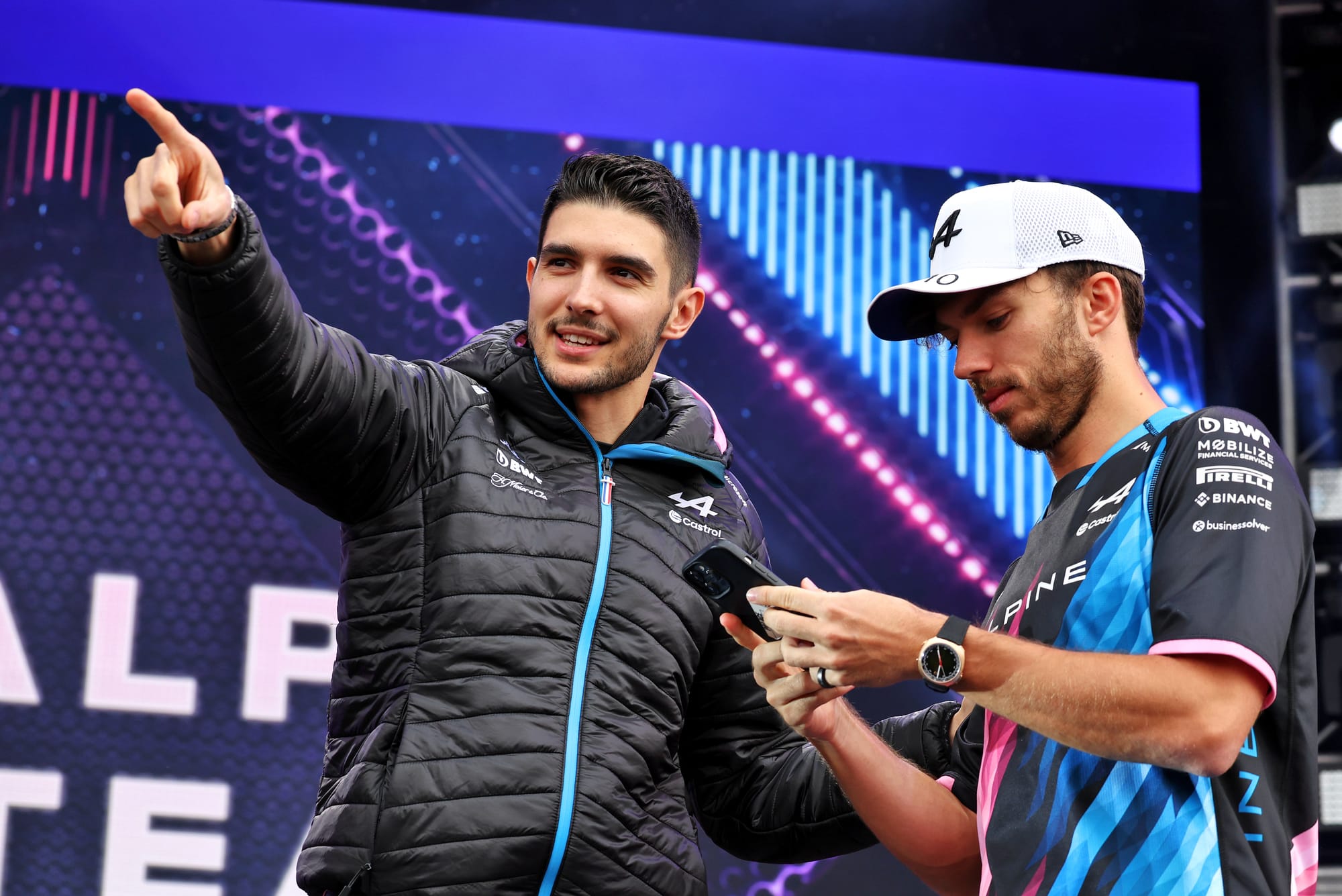 Esteban Ocon Pierre Gasly