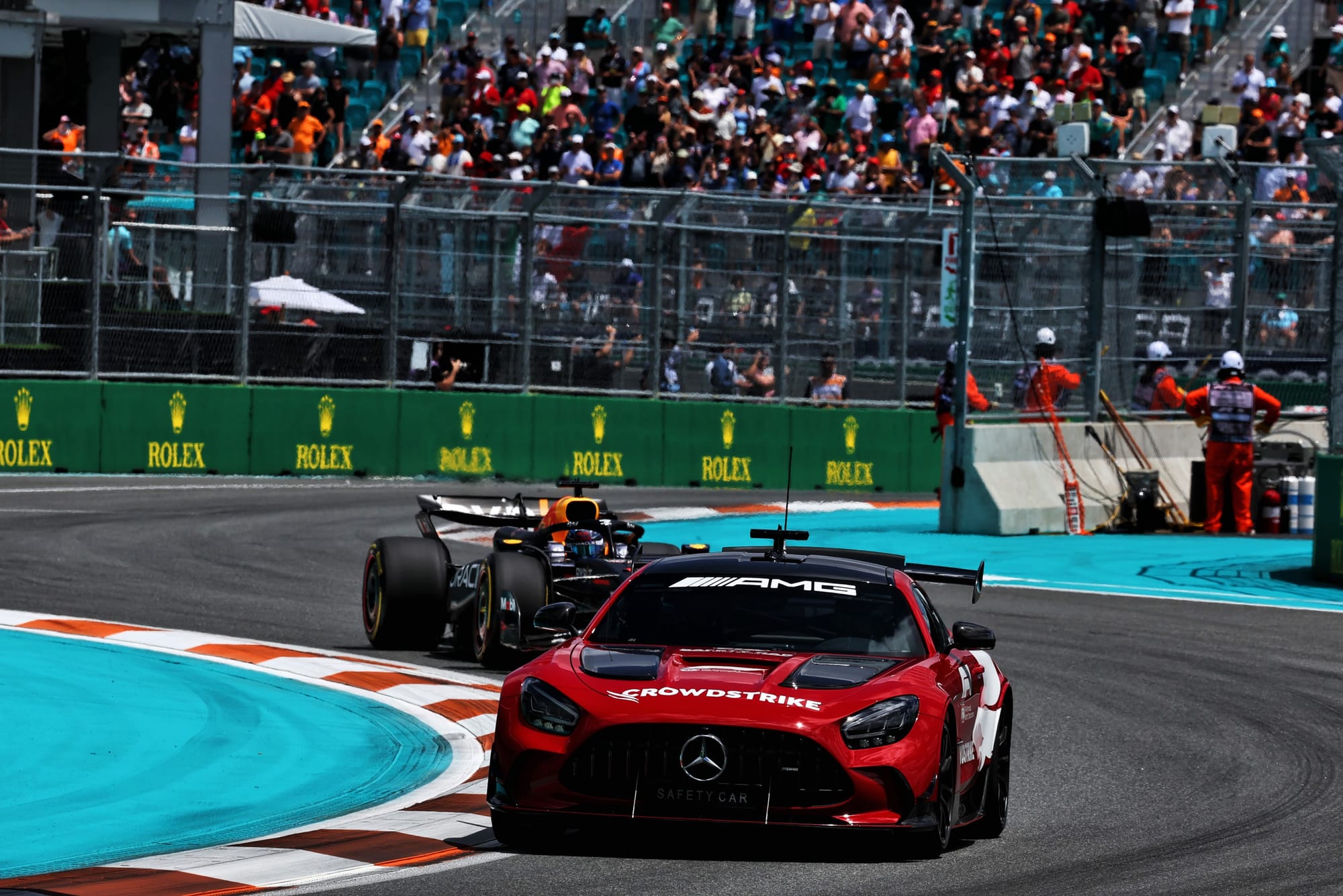 Miami GP F1 safety car