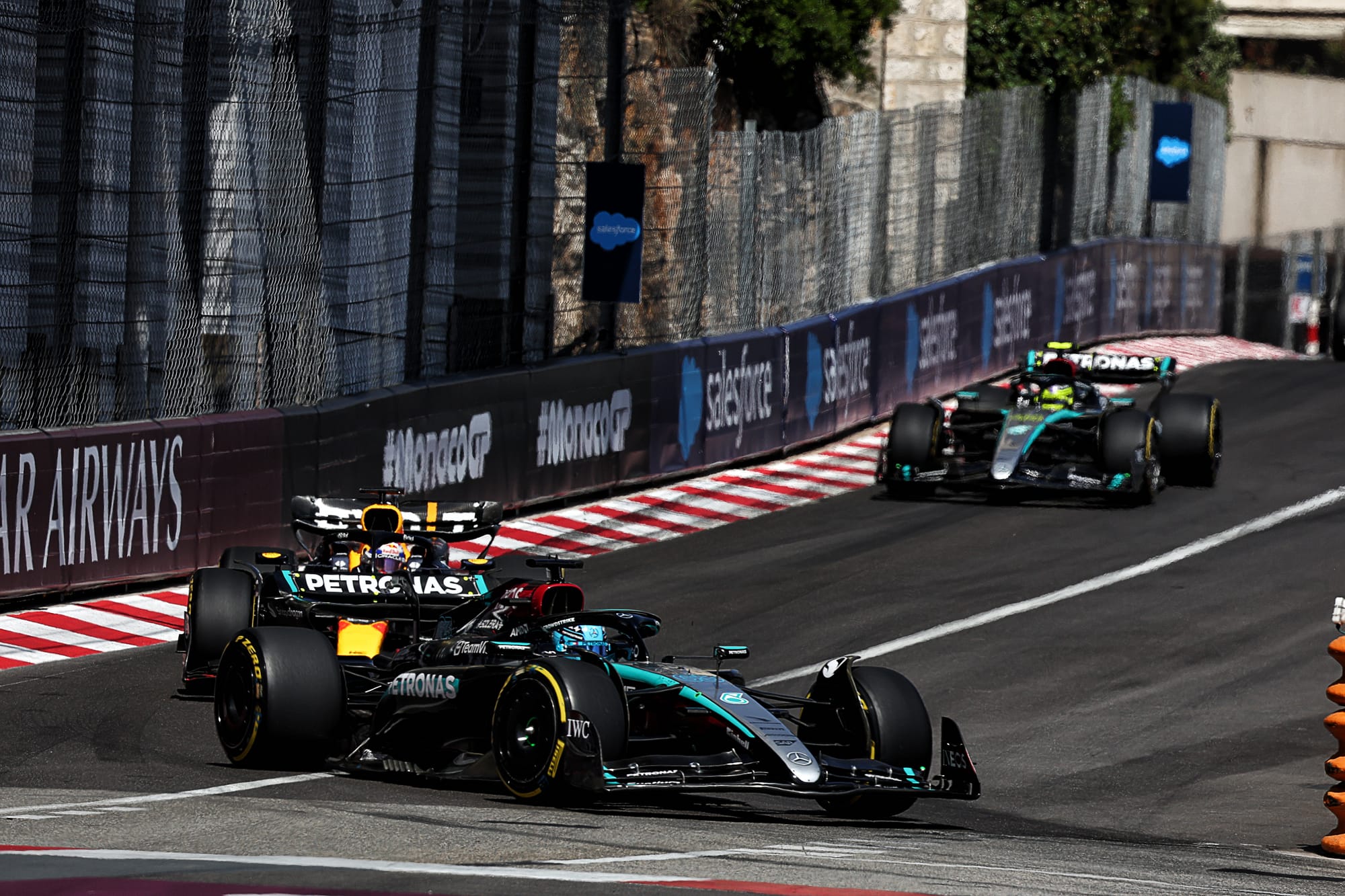 George Russell Mercedes Monaco Grand Prix 2024