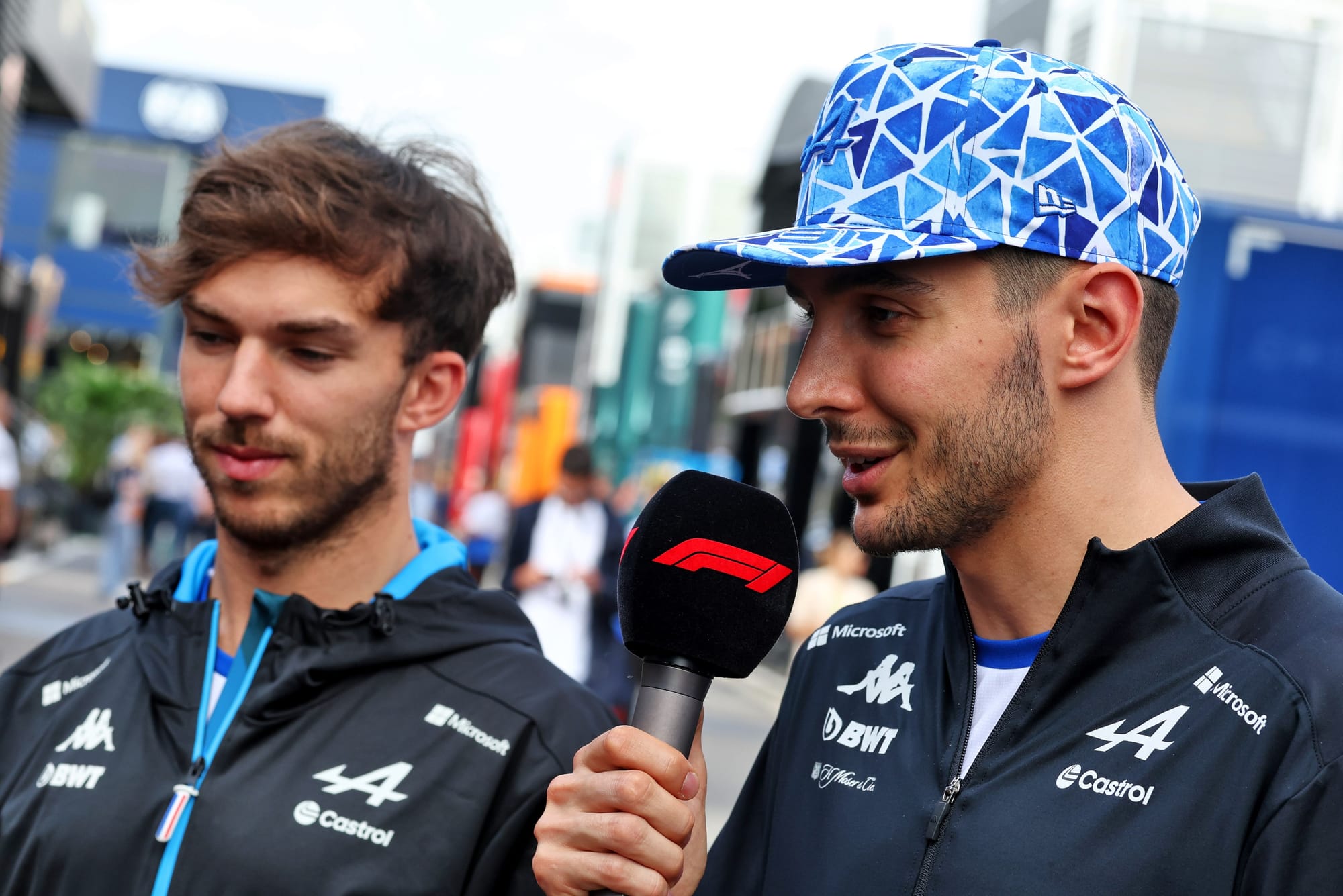 Pierre Gasly and Esteban Ocon, Alpine, F1