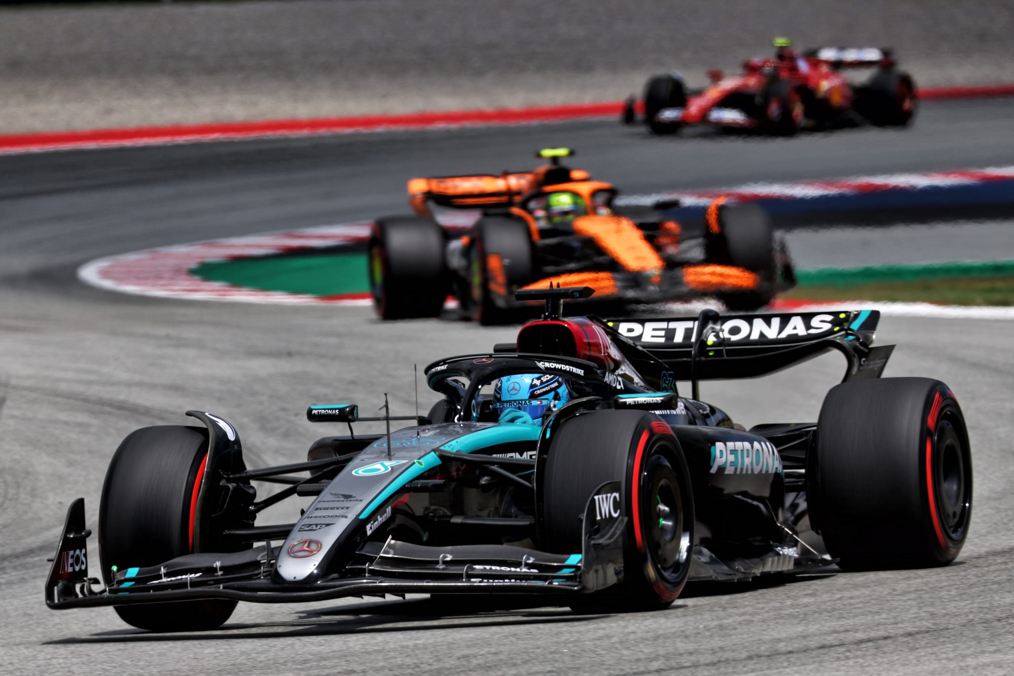 George Russell Mercedes Spanish Grand Prix 2024 Barcelona