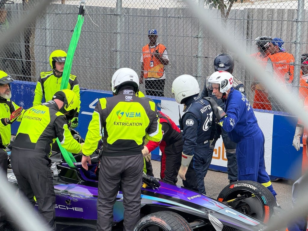Pascal Wehrlein's crash, Formula E