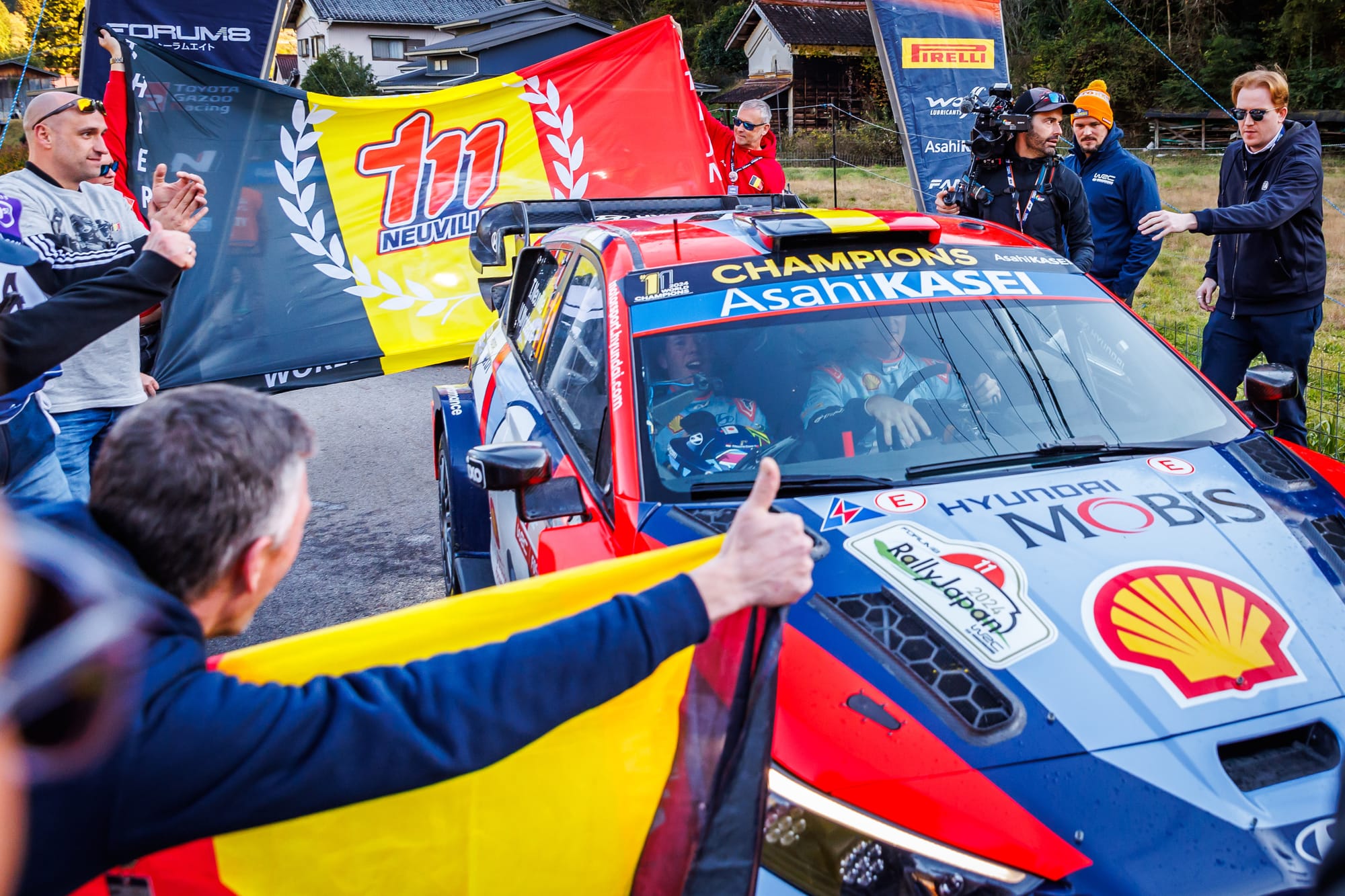 Thierry Neuville Hyundai wins World Rally Championship 2024