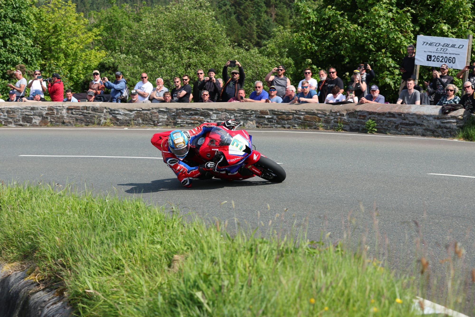Dean Harrison during the Supersport race at the 2024 Isle of Man TT