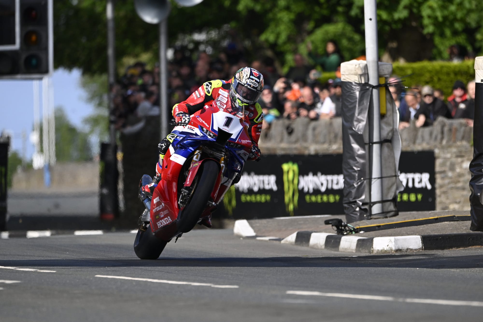 John McGuinness during the 2024 Senior TT race